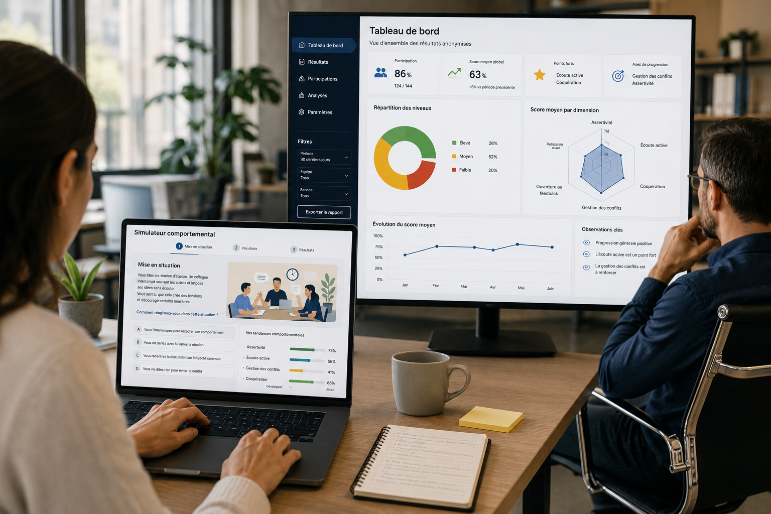 Documents de travail et analyse professionnelle